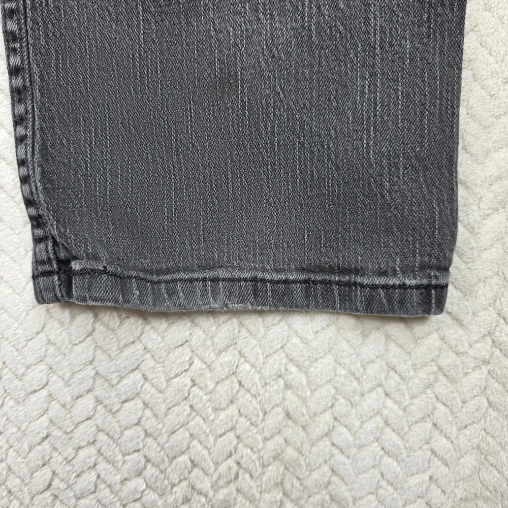 Levis 514‎ Straight Fit Mens Grey Denim Jeans 34x30 Classic Casual Pants
